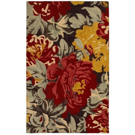 Sphinx By Oriental Weavers Oriental Weavers Hudson 4878B 8x11 Rectangle - Blue/ Brown-Polypropylene H4878B235330ST